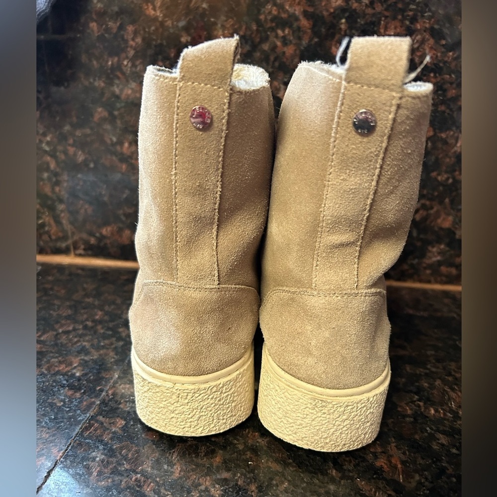 J/Slides Nyc J Slides Leather Faux Fur Lined Bolt… - image 7